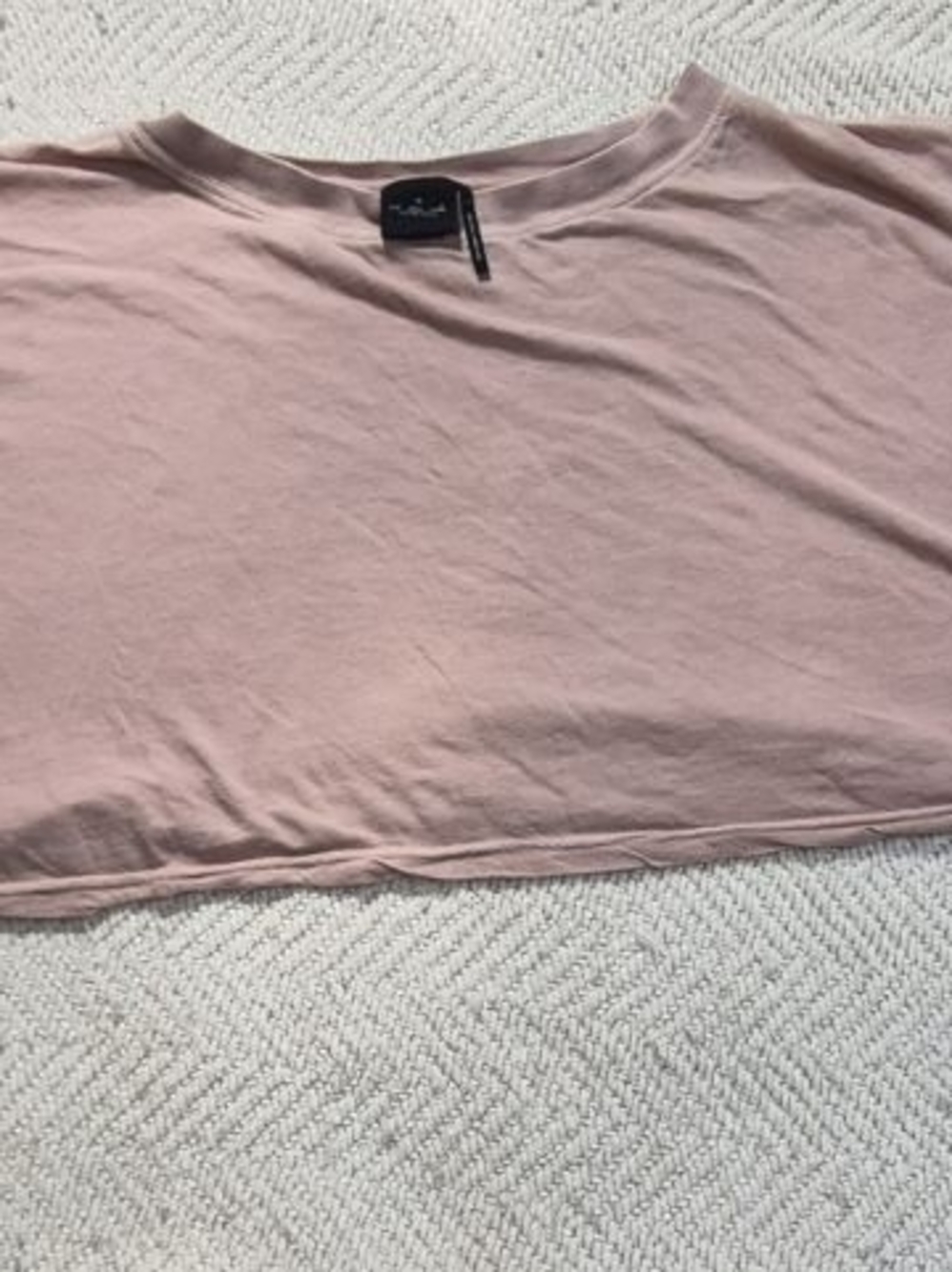 Out From Under for Urban Outfitters women's oversized cropped long sleeve top